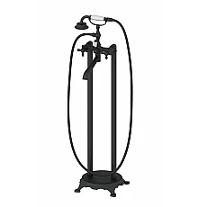 Смеситель для ванны напольного монтажа WONZON & WOGHAND, Черный матовый (WW-88649020-MB)