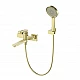 Смеситель для ванны с душем WONZON & WOGHAND FRAME, Брашированное золото (WW-88639010- BG)