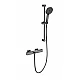Приобрести Смеситель для ванны с душевым гарнитуром и термостатом WONZON & WOGHAND, Темный графит (WW-C2017-A-BGG) в магазине сантехники Santeh-Crystal.ru