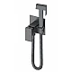 Приобрести Смеситель с гигиеническим душем встраиваемый WONZON & WOGHAND, Темный графит (WW-88829903-BGM) в магазине сантехники Santeh-Crystal.ru