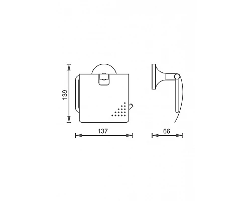 Держатель для туалетной бумаги AltroBagno Corposo 080909 Cr