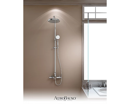 Душевая система с термостатом AltroBagno Beatrice 030406 Cr