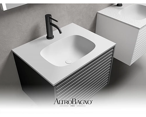 Тумба с раковиной AltroBagno Trento 600 Black