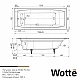 Ванна чугунная Wotte Forma 170х70