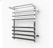 Водяной полотенцесушитель Эрато Квадрат NEXT 2 700х400 (с верхней полкой и правым боковым подключением)