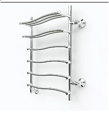 Водяной полотенцесушитель Эрато A15 Волна 1000х400 (с верхней полкой и правым боковым подключением)