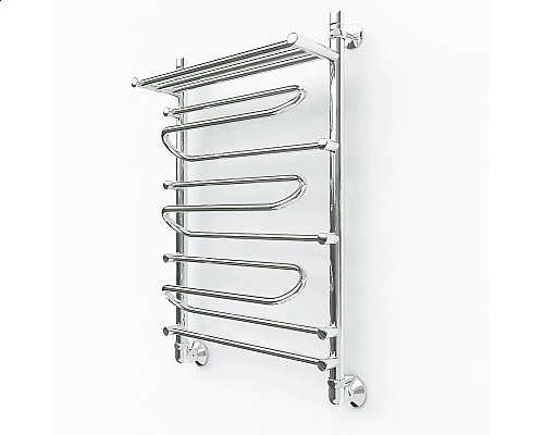 Купить Водяной полотенцесушитель Эрато  A42 1200х500 (с верхней полкой) в магазине сантехники Santeh-Crystal.ru