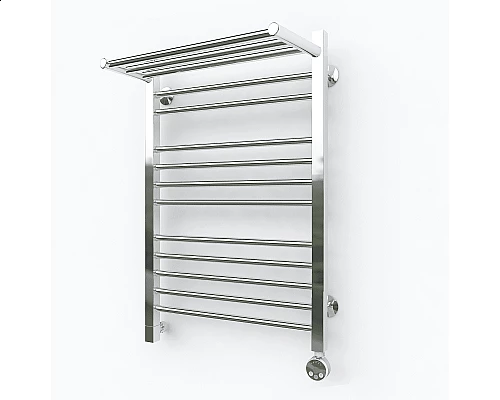 Заказать Электрический полотенцесушитель Эрато Квадрат 4 с верхней полкой 1000х400 в магазине сантехники Santeh-Crystal.ru