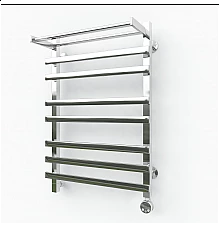 Электрический полотенцесушитель Эрато Квадрат NEXT 3 с верхней полкой 600х400