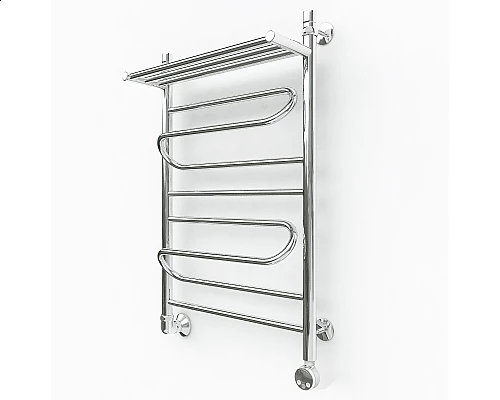 Купить Электрический полотенцесушитель Эрато A10 с верхней полкой 800х500 в магазине сантехники Santeh-Crystal.ru