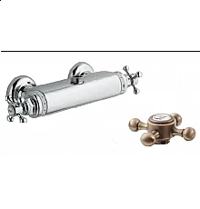 Смеситель термостатический для душа на 1 выход, верхнее (жесткое подключение) CEZARES GOLF-DS-T-02