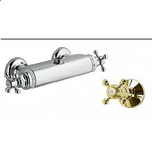 Смеситель термостатический для душа на 1 выход верхнее подключение CEZARES GOLF-DS-T-03/24