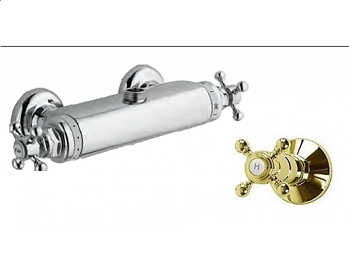 Смеситель термостатический для душа на 1 выход верхнее подключение CEZARES GOLF-DS-T-03/24