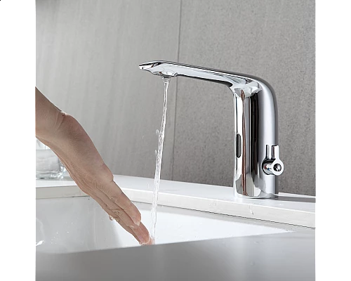 Электронный смеситель для раковины без донного клапана CEZARES VAGUE-ELS-NOP-W0