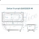 Ванна из литьевого мрамора Delice Triumph 170х75 матовая DLR330011-M