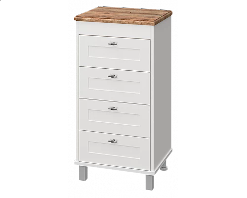 Заказать Марта - 50 Комод напольный с 4 ящ. верх ПВХ Ива в магазине сантехники Santeh-Crystal.ru