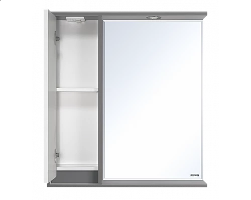 Приобрести BALATON - 75 Зеркало-шкаф левый, комбинированный в магазине сантехники Santeh-Crystal.ru