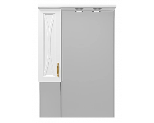 Приобрести Амбра - 70 зеркало-шкаф лев. (свет) в магазине сантехники Santeh-Crystal.ru