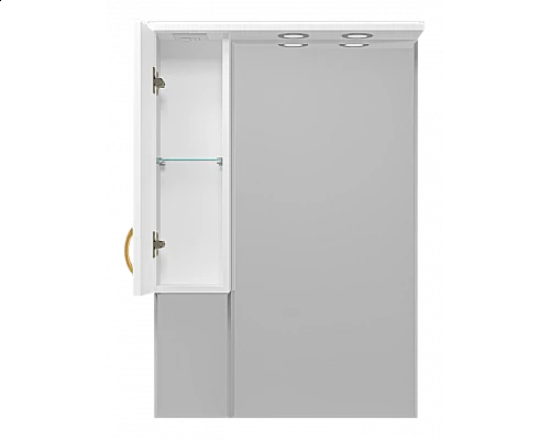 Приобрести Амбра - 70 зеркало-шкаф лев. (свет) в магазине сантехники Santeh-Crystal.ru