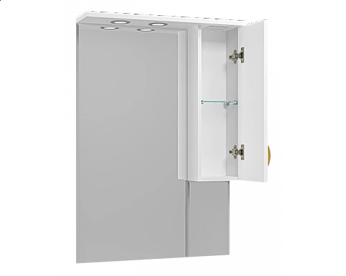 Заказать Амбра - 70 зеркало-шкаф прав. (свет) в магазине сантехники Santeh-Crystal.ru