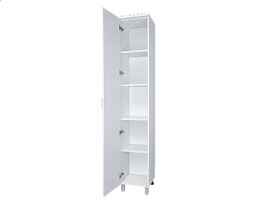 Заказать Дива - 35 Пенал напольный белый левый в магазине сантехники Santeh-Crystal.ru