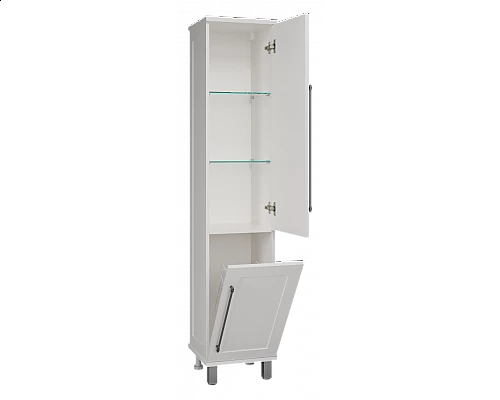 Купить Марта - 35 Пенал белая эмаль (глянец) правый с Б/К в магазине сантехники Santeh-Crystal.ru