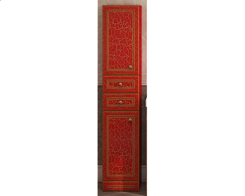 Заказать Fresko Пенал -35 лев. с 2ящ. Краколет красный патина в магазине сантехники Santeh-Crystal.ru