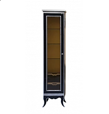 Анжелика - Пенал 40 лев. черный с серебром