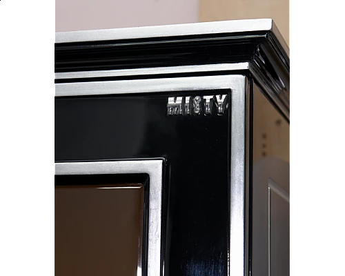 Приобрести Анжелика - Пенал 40 прав. черный с серебром в магазине сантехники Santeh-Crystal.ru