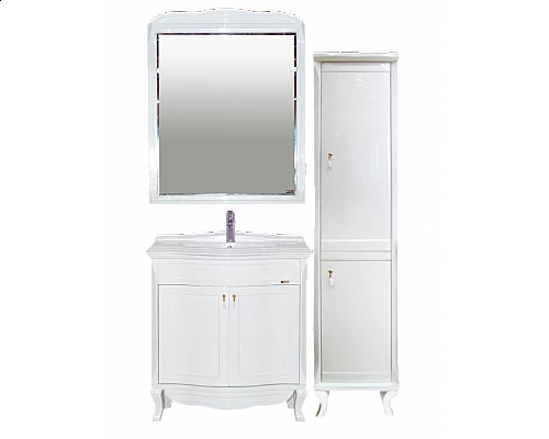 Приобрести Дайна - 40 Пенал белый правый в магазине сантехники Santeh-Crystal.ru