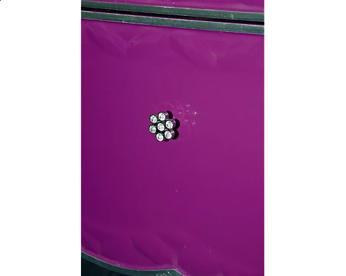 Приобрести Анжелика -100 Тумба сиреневая сусальное серебро с 2 ящ./столешница в магазине сантехники Santeh-Crystal.ru