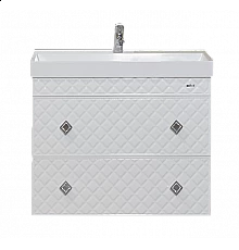 Valencia - 80 Тумба ПОДВЕСНАЯ с 2 ящ. белая