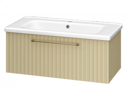 Приобрести ALICANTE - 90 Тумба подвесная с 1 ящ. капучино в магазине сантехники Santeh-Crystal.ru