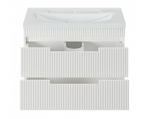 Купить ARIANA - 80 Тумба подвесная с 2 ящ. белая (эмаль) в магазине сантехники Santeh-Crystal.ru