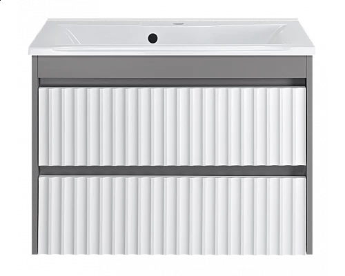 Приобрести BALATON - 80 Тумба подвесная с 2 ящ., комбинированный в магазине сантехники Santeh-Crystal.ru