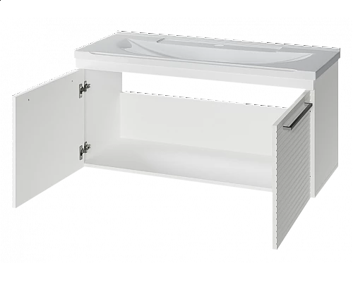 Приобрести CATANIA -100 Тумба подвесная белая (эмаль) в магазине сантехники Santeh-Crystal.ru