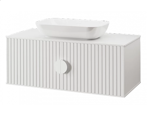 Приобрести RICHARD -105 Тумба подвесная 2 дв. белый в магазине сантехники Santeh-Crystal.ru