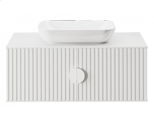 Приобрести RICHARD -105 Тумба подвесная 2 дв. белый в магазине сантехники Santeh-Crystal.ru