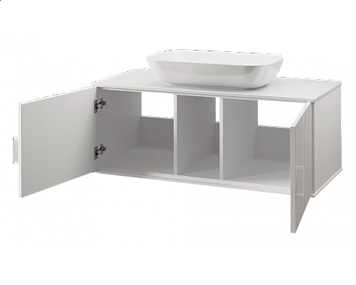 Приобрести RICHARD -105 Тумба подвесная 2 дв. белый в магазине сантехники Santeh-Crystal.ru