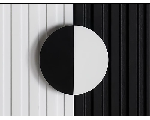 Заказать RICHARD -105 Тумба подвесная 2 дв. белый/черный в магазине сантехники Santeh-Crystal.ru