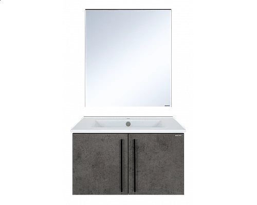 Приобрести ROCK - 75 Тумба прямая подвесная темно-серый (Чикаго) ЛДСП в магазине сантехники Santeh-Crystal.ru