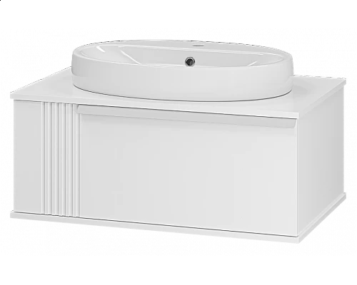 Купить SAVOY - 80 Тумба подвесная с 1 ящ. белый в магазине сантехники Santeh-Crystal.ru