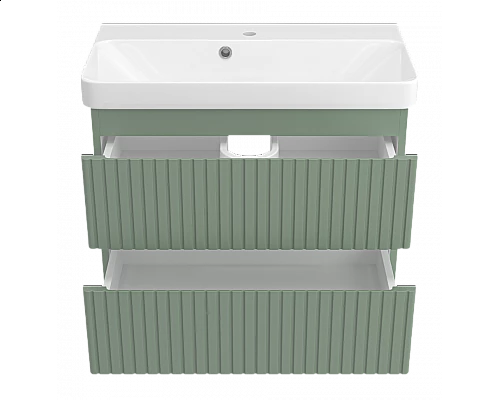 Приобрести VICTORY - 70 Тумба подвесная с 2 ящ. зеленый в магазине сантехники Santeh-Crystal.ru