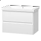 Приобрести Алиса - 75 тумба 2 ящ. подвесная белая эмаль в магазине сантехники Santeh-Crystal.ru