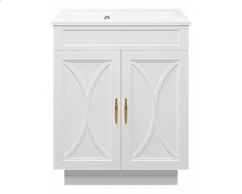 Купить Амбра - 70 тумба прямая белая в магазине сантехники Santeh-Crystal.ru