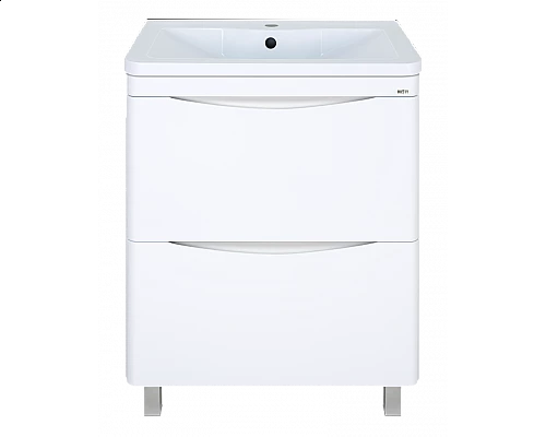 Приобрести Атлантик - 70 Тумба напольная  с 2 ящ. закруг. края в магазине сантехники Santeh-Crystal.ru