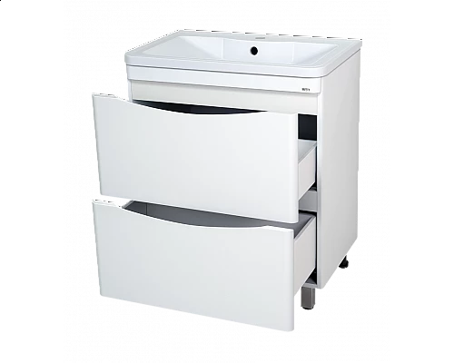 Приобрести Атлантик - 70 Тумба напольная  с 2 ящ. закруг. края в магазине сантехники Santeh-Crystal.ru