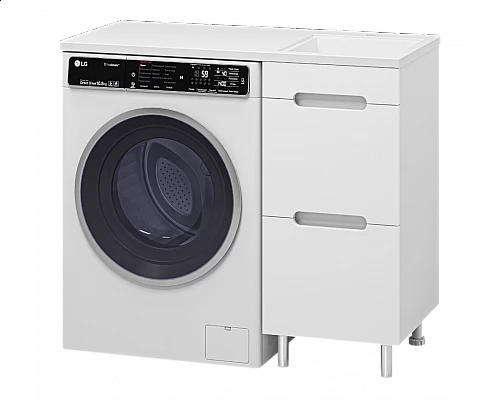 Заказать Байкал - 40 Тумба под стиральную машину 2 ящ .ПВХ (аналог Фостера) в магазине сантехники Santeh-Crystal.ru