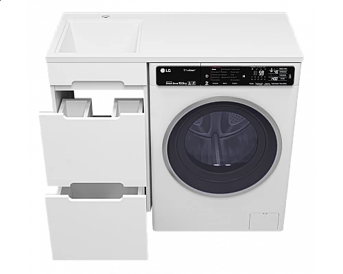 Заказать Байкал - 40 Тумба под стиральную машину 2 ящ .ПВХ (аналог Фостера) в магазине сантехники Santeh-Crystal.ru