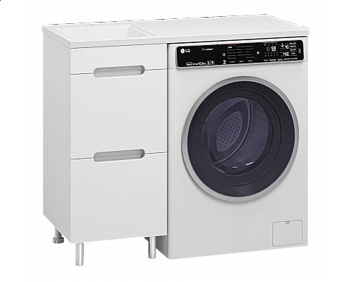 Заказать Байкал - 40 Тумба под стиральную машину 2 ящ .ПВХ (аналог Фостера) в магазине сантехники Santeh-Crystal.ru